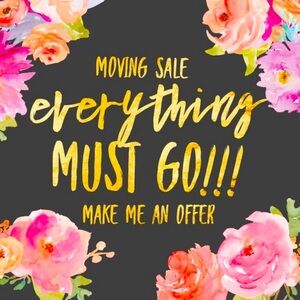 I’M Moving and accepting most all offers!!!💕 Please don’t hesitate to offer!!!
